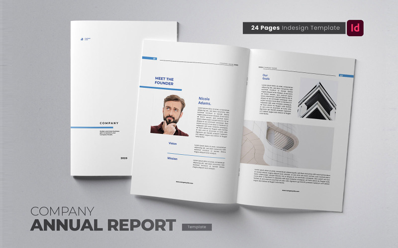 Download Фирменный стиль "Business Company Annual Report Indesign - Corporate Identity Template" / Business Company Annual Report Indesign - Corporate Identity Template - Фирменный стиль на тему графика company,corporate,business,start up,report,annual report,company report,business report,proposal,print template,elegant report,companies,annual report template,indesign template,stationery,do
