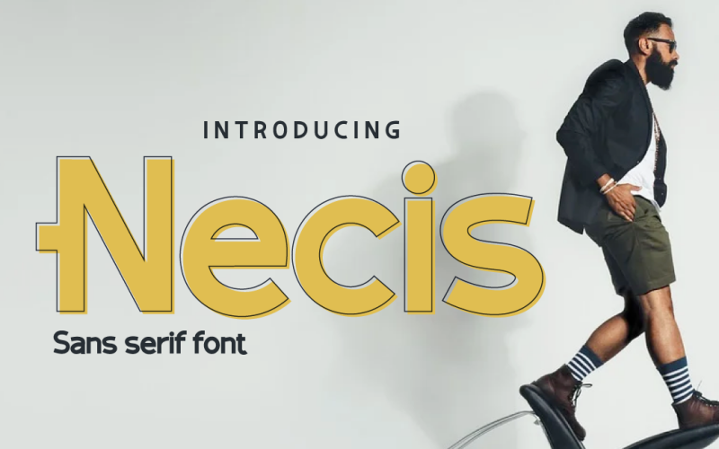 Шрифт Necis
