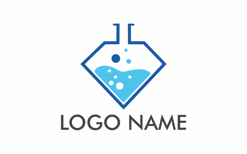 Шаблон логотипа Diamond Lab