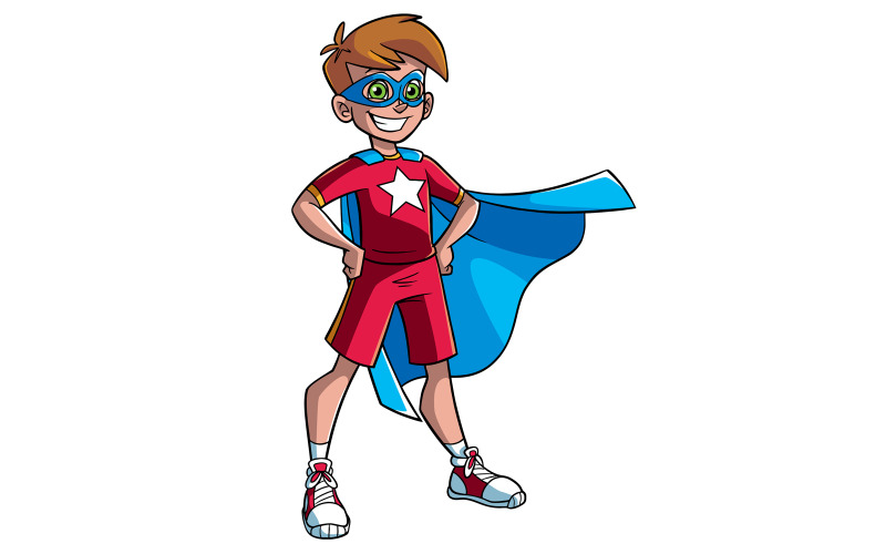 LITTLE-SUPER-BOY - Illustrazione