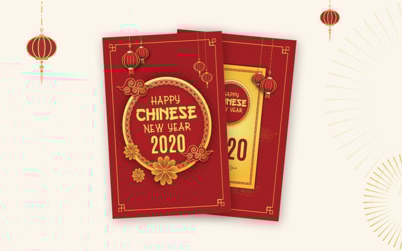 Download Фирменный стиль "Chinese New Year card - Corporate Identity Template" / Chinese New Year card - Corporate Identity Template - Фирменный стиль на тему графика calendar,new,holiday,happy,chinese,signs,year,concept,art,illustration,china,celebration,festival,symbol,greeting,card,design,decoration,animal,asian