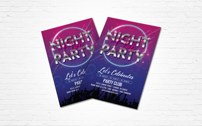 Download Фирменный стиль "DJ Flyer - Corporate Identity Template" / DJ Flyer - Corporate Identity Template - Фирменный стиль на тему графика abstract,art,background,banner,card,club,concert,dance,design,disco,dj,entertainment,event,festival,flyer,graphic,illustration,invitation,light,modern
