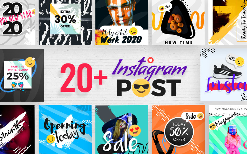 Download Шаблон для соцсетей "Instagram Post Social Media Template" / Instagram Post Social Media Template - Шаблон для соцсетей на тему графика instagram,post,template,social,media,templates,graphic,design,banner,banners,business,fashion,blog,magazine,creative