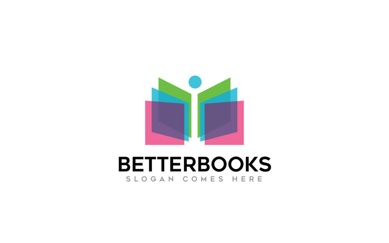 Download Шаблон логотипа "Betterbook Logo Template" / Betterbook Logo Template - Шаблон логотипа на тему графика betterbook,book,study,teachering,student,leaning,human,dairy,logotemplate,graphics,vector,illustrator,creativeedge,icon,paperback,school,education,memories,notebook,register