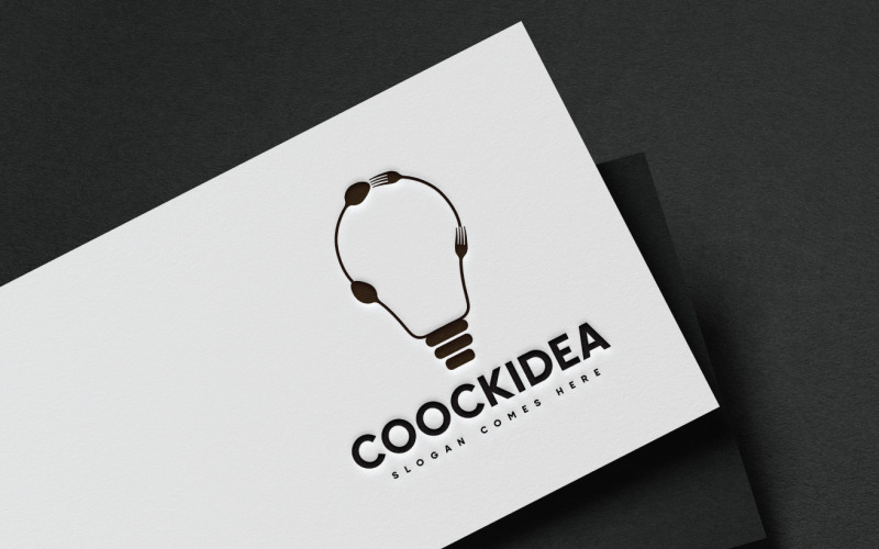 Download Шаблон логотипа "Cookidea Logo Template" / Cookidea Logo Template - Шаблон логотипа на тему графика recipe,food,foodie,cooking,yummy,healthy,tasty,dinner,chef,homecooking,baking,cook,breakfast,lunch,idea,vector,illustrater,graphics,icon,cookidea
