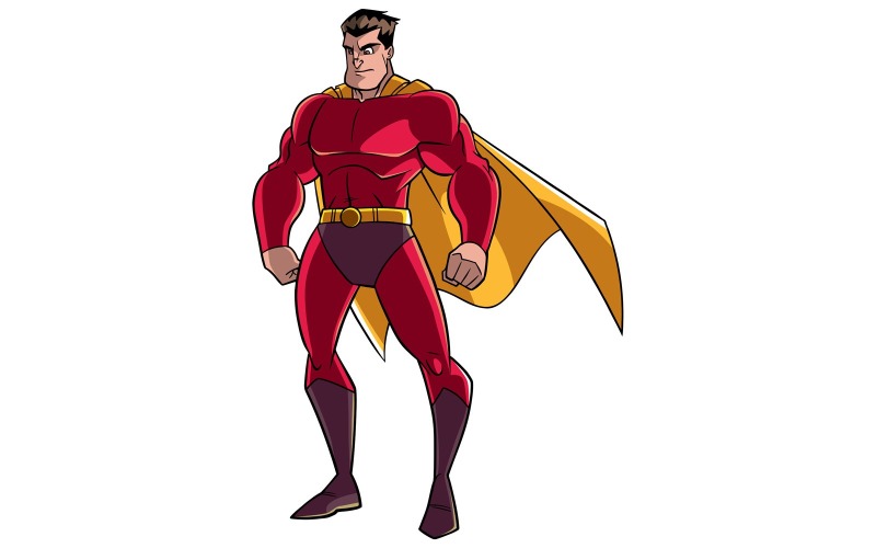 Download Иллюстрация "Superhero Watch on White - Illustration" / Superhero Watch on White - Illustration - Иллюстрация на тему графика superhero,super,hero,man,superman,watch,watching,down,white,isolated,on white,background,comic book,comic,comics,comic strip,comic strips,comics strip,cover