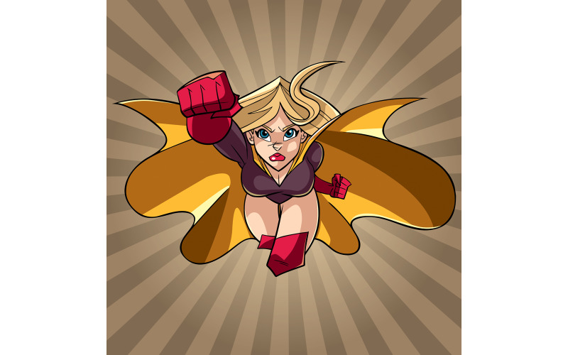 Download Иллюстрация "Superheroine Coming at You Ray Light Background - Illustration" / Superheroine Coming at You Ray Light Background - Illustration - Иллюстрация на тему графика woman,hero,superhero,super,superheroine,heroine,girl,female,power,flying,abstract,light,ray,beam,sun,sunlight,sunbeam,background,banner,copy space