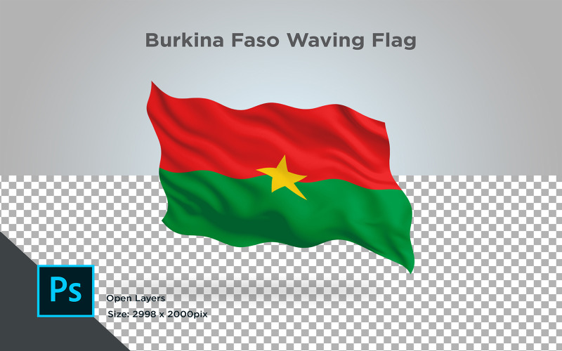 Download Иллюстрация "Burkina Faso Waving Flag - Illustration" / Burkina Faso Waving Flag - Illustration - Иллюстрация на тему графика burkina faso,national,patriotic,europe,asia,republic,map,flag,country,cartography,geography,nation,illustration,graphic,vector,state,world,isolated,symbol,border