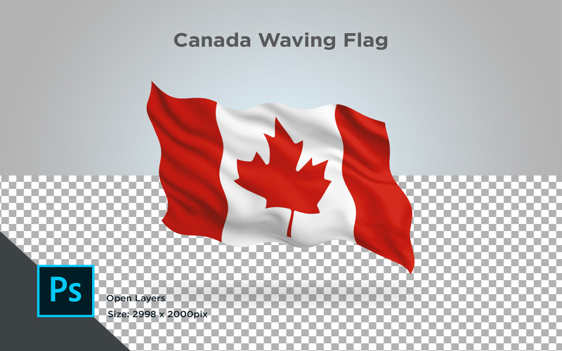 Download Иллюстрация "Canada Waving Flag - Illustration" / Canada Waving Flag - Illustration - Иллюстрация на тему графика canada,national,patriotic,europe,asia,republic,map,flag,country,cartography,geography,nation,illustration,graphic,vector,state,world,isolated,symbol,border