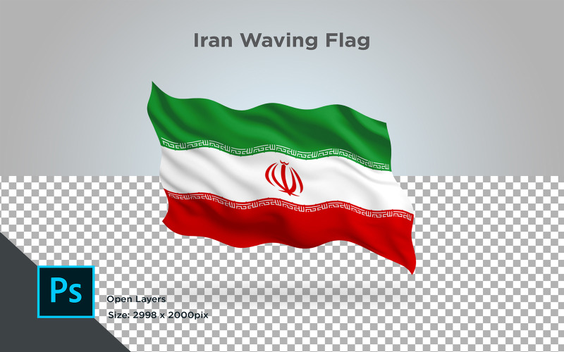 Download Иллюстрация "Iran Waving Flag - Illustration" / Iran Waving Flag - Illustration - Иллюстрация на тему графика iran,national,patriotic,europe,asia,republic,map,flag,country,cartography,geography,nation,illustration,graphic,vector,state,world,isolated,symbol,border