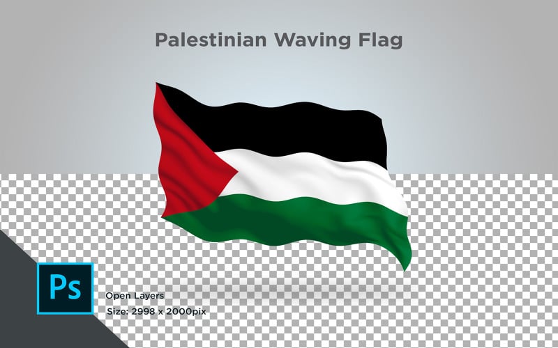 Download Иллюстрация "Palestinian Waving Flag - Illustration" / Palestinian Waving Flag - Illustration - Иллюстрация на тему графика palestinian,national,patriotic,europe,asia,republic,map,flag,country,cartography,geography,nation,illustration,graphic,vector,state,world,isolated,symbol,border