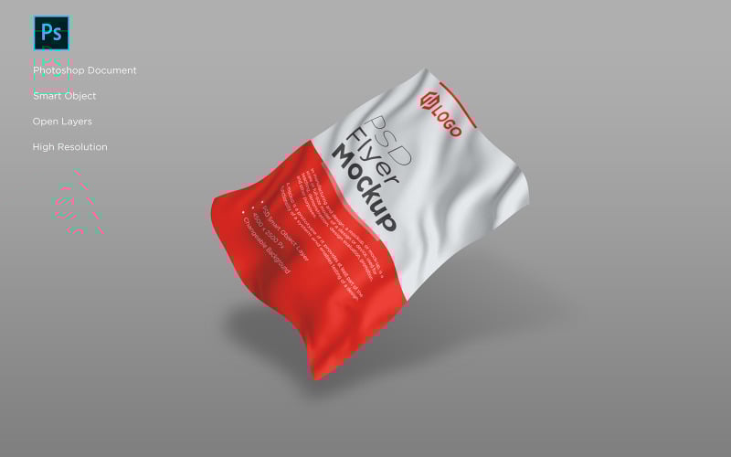 Download Мокап для продукта "Waving flyer Presentation mockup design product mockup" / Waving flyer Presentation mockup design product mockup - Мокап для продукта на тему графика logo,letterhead,flyer,mockup,template,design,mock,business,up,isolated,empty,paper,branding,black,phone,realistic,display,mobile,style,page