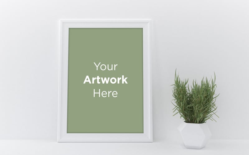 Download Мокап для продукта "Empty white photo frame mockup with green grass in a geometric pot product mockup" / Empty white photo frame mockup with green grass in a geometric pot product mockup - Мокап для продукта на тему графика livingroom,elegant,concept,up,mock,plant,minimalist,luxury,cozy,lifestyle,wooden,table,room,interior,design,home,living,modern,white,wall