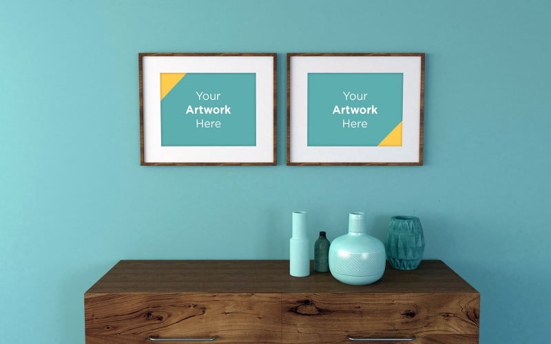 Download Мокап для продукта "Modern interior wall front view with empty photo frame and cabinet product mockup" / Modern interior wall front view with empty photo frame and cabinet product mockup - Мокап для продукта на тему графика livingroom,elegant,concept,up,mock,plant,minimalist,luxury,cozy,lifestyle,wooden,table,room,interior,design,home,living,modern,white,wall