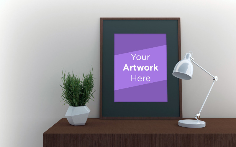 Download Мокап для продукта "Empty photo frame with lamp and green grass in a geometric pot product mockup" / Empty photo frame with lamp and green grass in a geometric pot product mockup - Мокап для продукта на тему графика livingroom,elegant,concept,up,mock,plant,minimalist,luxury,cozy,lifestyle,wooden,table,room,interior,design,home,living,modern,white,wall