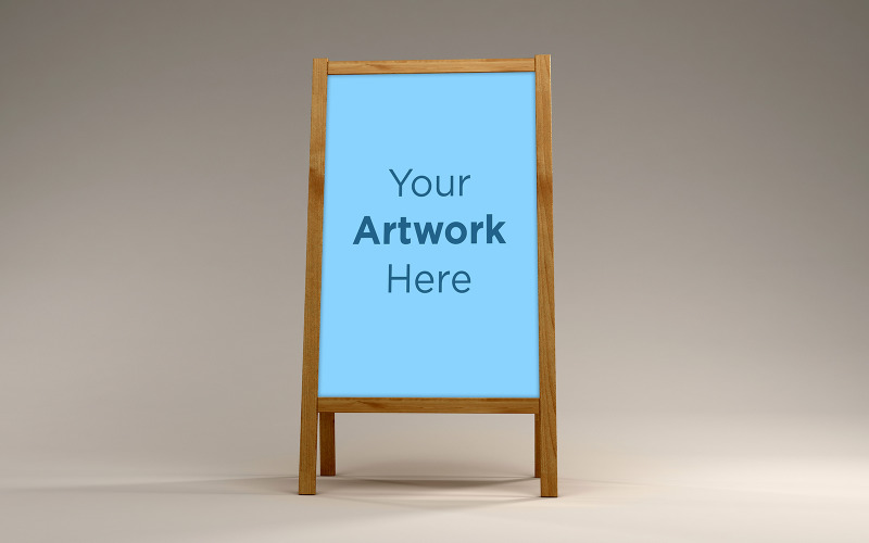 Download Мокап для продукта "Front view A Stand Advertising Board interior product mockup" / Front view A Stand Advertising Board interior product mockup - Мокап для продукта на тему графика promotional,communication,outdoor,metal,tent,mock up,billboard,store,modern,restaurant,menu,mockup,display,stand,blank,empty,template,white,banner,isolated