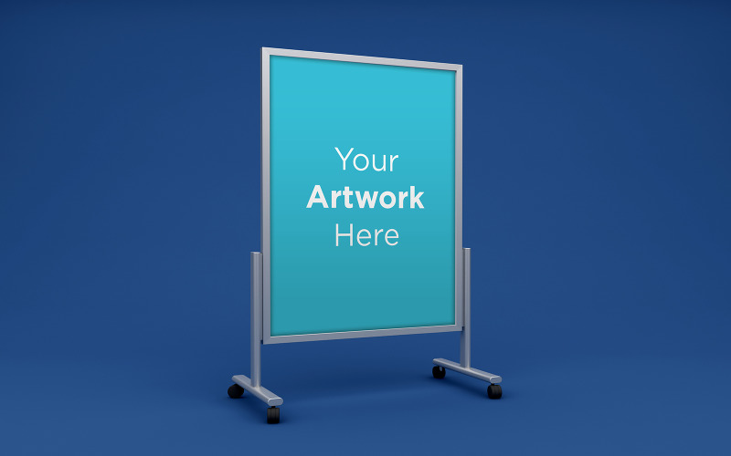 Download Мокап для продукта "Metallic A stand board mockup 3d rendered product mockup" / Metallic A stand board mockup 3d rendered product mockup - Мокап для продукта на тему графика promotional,communication,outdoor,metal,tent,mock up,billboard,store,modern,restaurant,menu,mockup,display,stand,blank,empty,template,white,banner,isolated