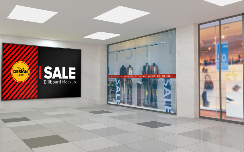 Download Мокап для продукта "Indoor Advertising Billboard product mockup" / Indoor Advertising Billboard product mockup - Мокап для продукта на тему графика signboard,shopping,audience,market,road,mockup,advert,promo,mock,canvas,exhibition,announcement,sky,design,ad,template,large,signpost,blank,board