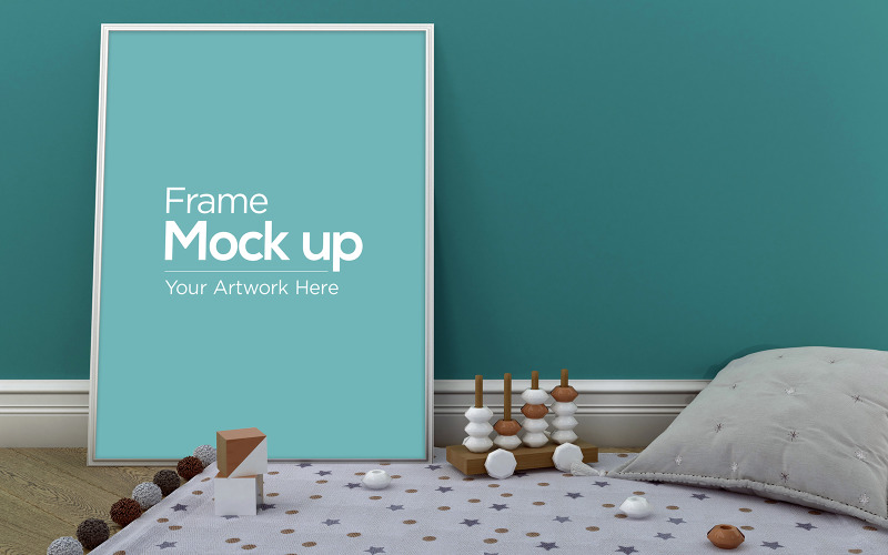 Download Мокап для продукта "Kids photo frame mockup laying on floor product mockup" / Kids photo frame mockup laying on floor product mockup - Мокап для продукта на тему графика childhood,cute,boy,girl,decorative,decor,table,children,photo,floor,toy,home,mockup,blank,room,frame,poster,child,wall,art