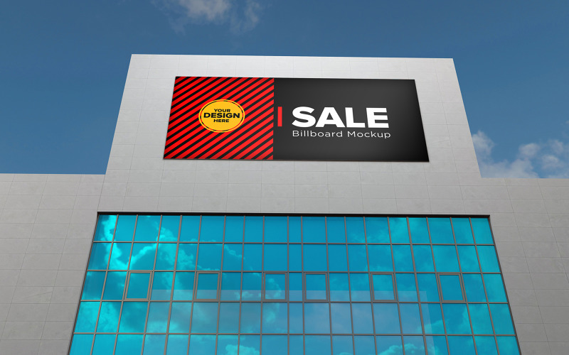 Outdoor Advertisement Building Billboard product mockup