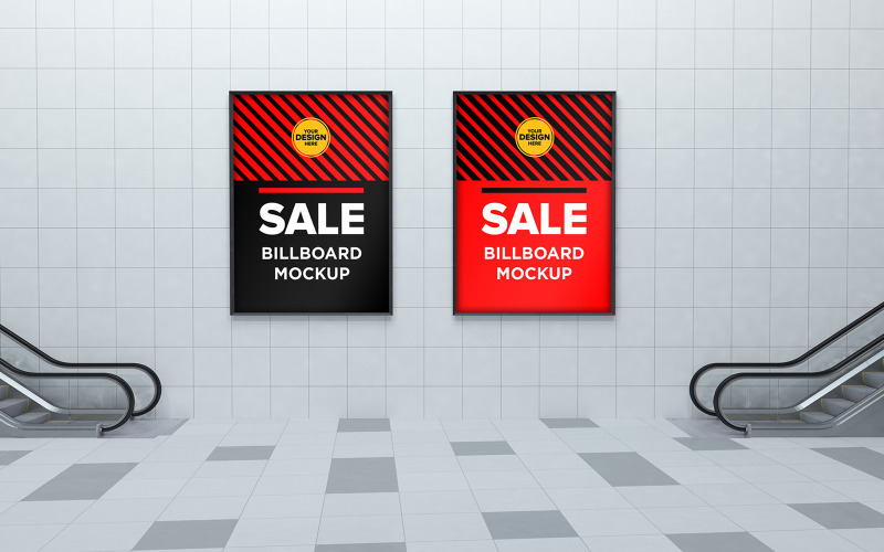 Download Мокап для продукта "Subway Ad Advertising Billboard Design product mockup" / Subway Ad Advertising Billboard Design product mockup - Мокап для продукта на тему графика signboard,shopping,audience,market,road,mockup,advert,promo,mock,canvas,exhibition,announcement,sky,design,ad,template,large,signpost,blank,board