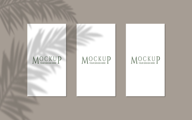Download Мокап для продукта "Blank three frame mockup with plant shadow product mockup" / Blank three frame mockup with plant shadow product mockup - Мокап для продукта на тему графика mockup,template,design,frame,flat,shadowed,shad,up,empty,paper,page,shadow,plant,leaves,leaf,space,cardboard,tree,flowers,a4
