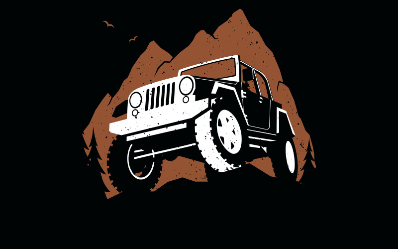 Montagne tout-terrain - Illustration