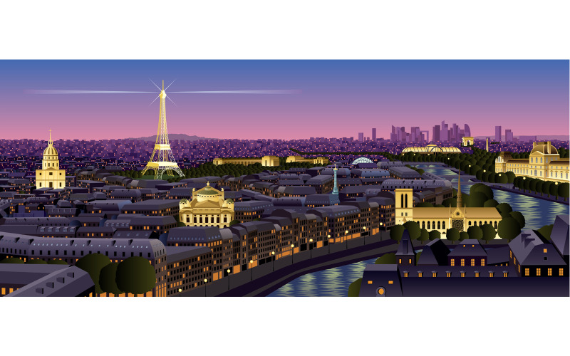 Parigi - Illustrazione