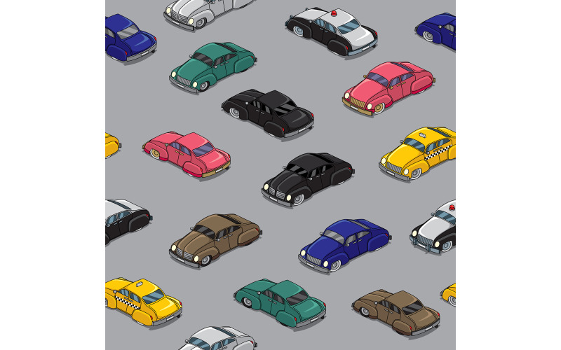 Retro bilmodell - illustration