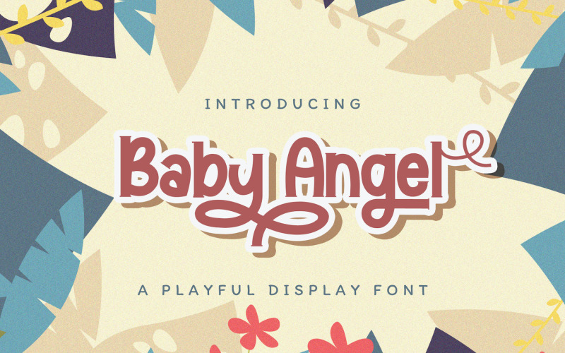 Baby Angel - fonte de exibição divertida