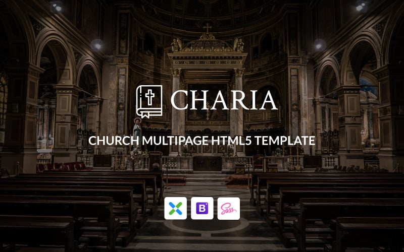 Charia - Plantilla de sitio web HTML5 para iglesias modernas
