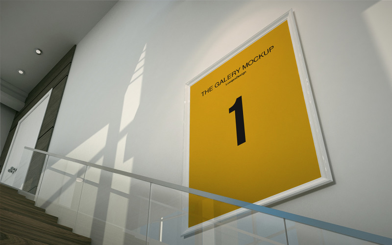Download Мокап для продукта "Gallery product mockup" / Gallery product mockup - Мокап для продукта на тему графика gallery,mockup,museum,visit,presentation,poster,design,art,picture,painting,photo,photography,frames,elegant,lights,people,light
