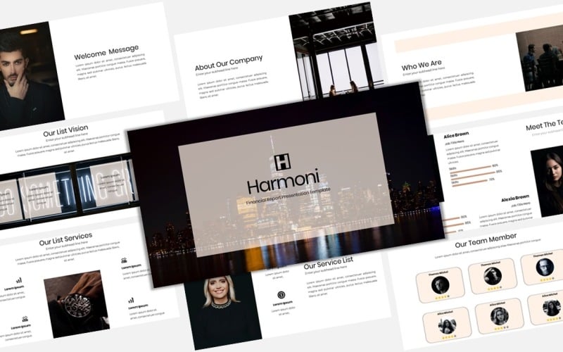 Harmoni - GRATIS Creative Business Keynote-sjabloon