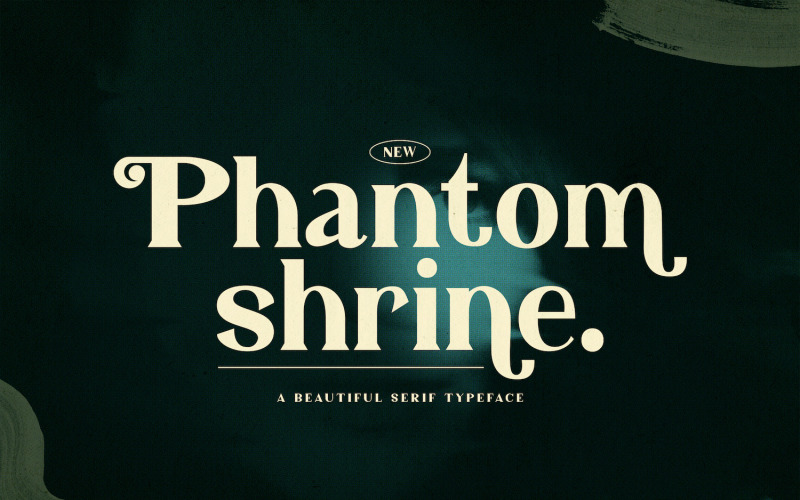 Phantom Shrine - красивый шрифт с засечками