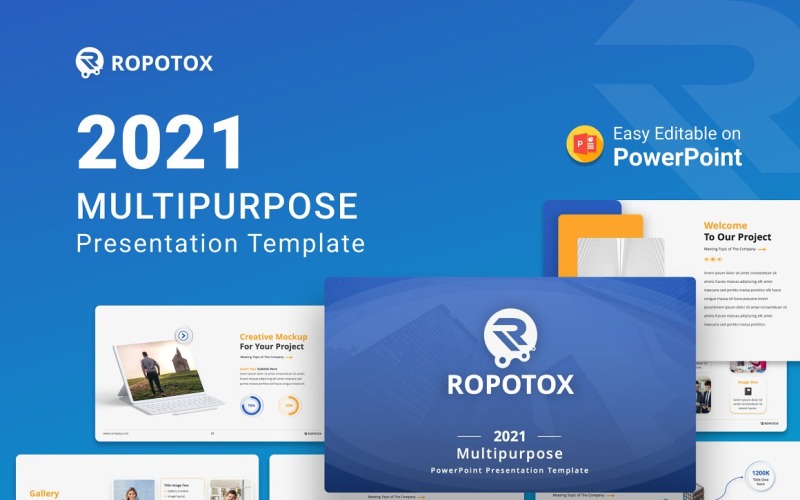 Ropotox 2021 Uniwersalny szablon prezentacji PowerPoint