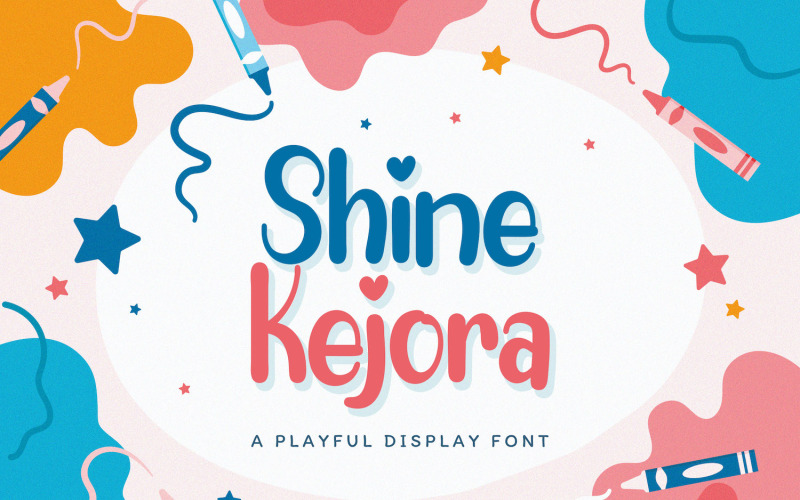 Shine Kejora - Játékos betűtípus