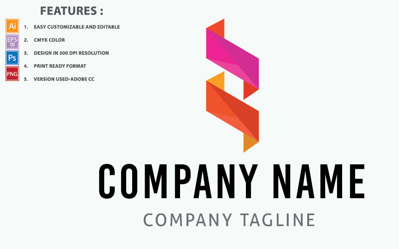 Download Шаблон логотипа "Abstract Colorful Vector Design Logo Template" / Abstract Colorful Vector Design Logo Template - Шаблон логотипа на тему графика illustration,corporate,abstract,business,element,vector,design,concept,template,creative,shape,company,logo,identity,modern,sign,isolated,icon,symbol,graphic