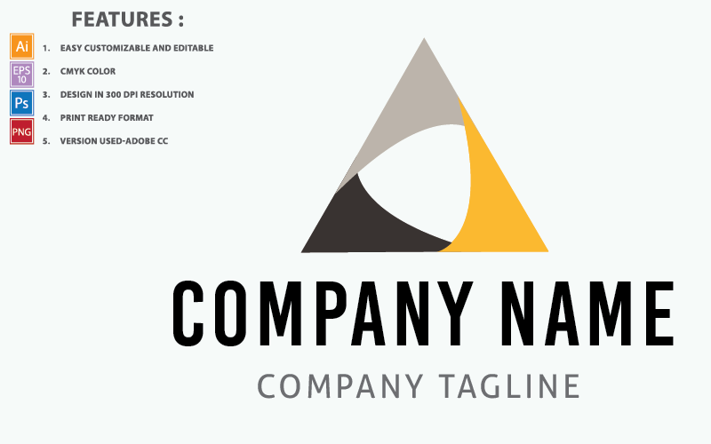 Download Шаблон логотипа "Abstract Triangle Vector Design Logo Template" / Abstract Triangle Vector Design Logo Template - Шаблон логотипа на тему графика abstract,vector,triangle,icon,element,sign,symbol,illustration,business,flat,web,button,line,template,app,logo,logotype,design,paper,modern