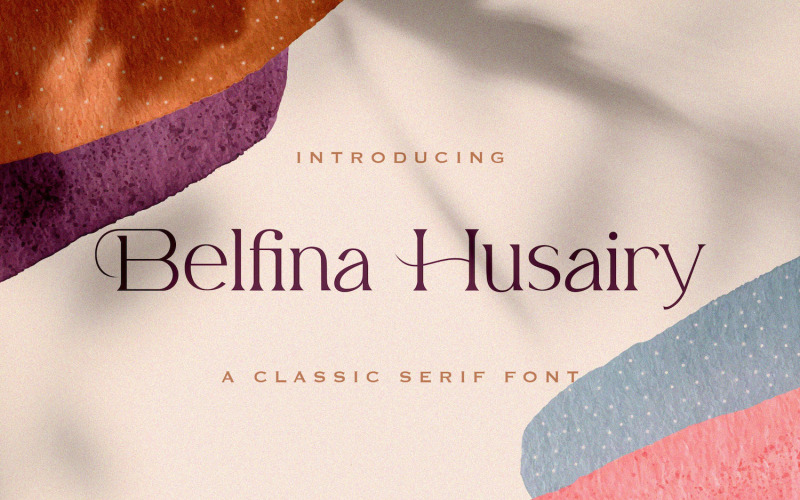 Belfina Husairy - Carattere Serif classico