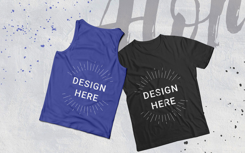 Tank Top T Shirt product mockup