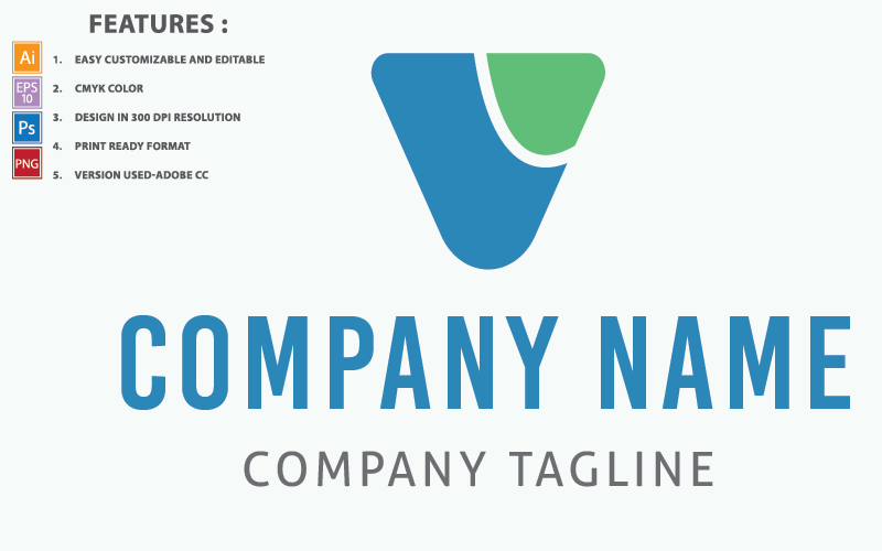 Download Шаблон логотипа "V Icon Vector Design Logo Template" / V Icon Vector Design Logo Template - Шаблон логотипа на тему графика illustration,corporate,abstract,business,design,identity,icon,template,letter,shape,logo,typography,symbol,background,vector,web,logotype,label,modern,colorful