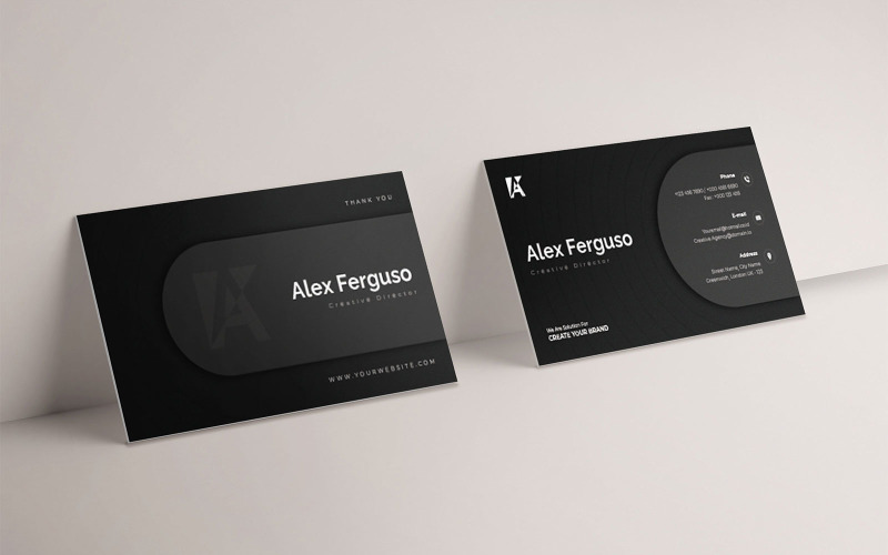 Download Фирменный стиль "Still Black Business Card AC - Corporate Identity Template" / Still Black Business Card AC - Corporate Identity Template - Фирменный стиль на тему графика business,company,print,paper,design,promotion,black,creative,agency,modern
