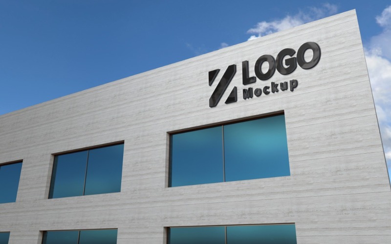 Download Мокап для продукта "Logo Mockup 3D Sign Building product mockup" / Logo Mockup 3D Sign Building product mockup - Мокап для продукта на тему графика corporate id,logo,mockup,template,design,mock,business,up,isolated,branding,black,realistic,presentation,banner,modern,concept,brand,identity,marketing,layout