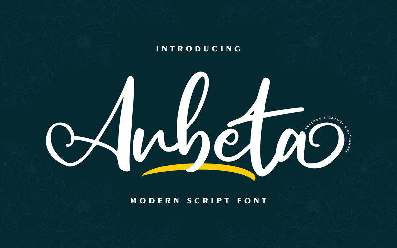 Arbeta | Police cursive moderne