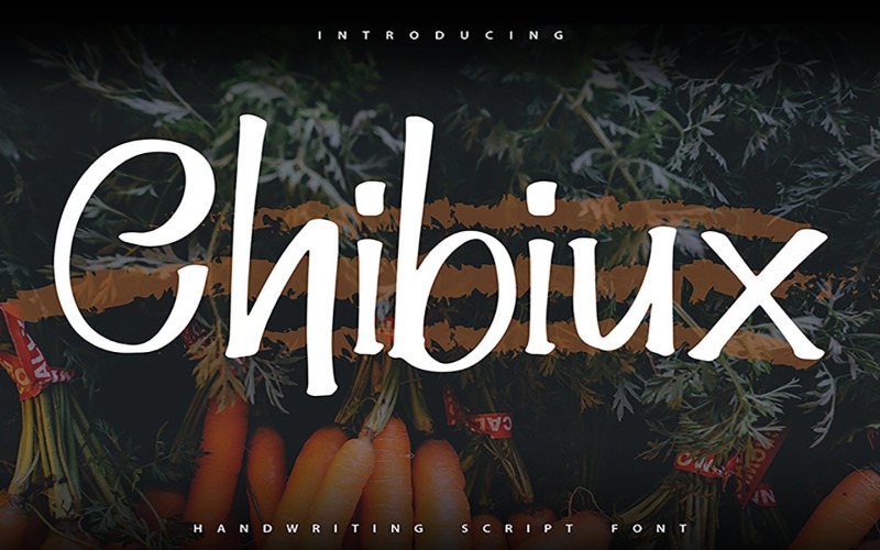 Chibiux | Handgeschreven cursief lettertype