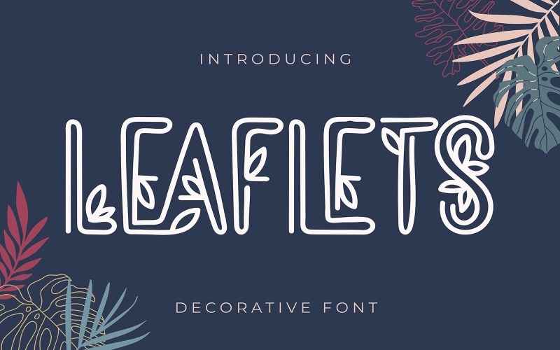 Folders | Decoratief lettertype