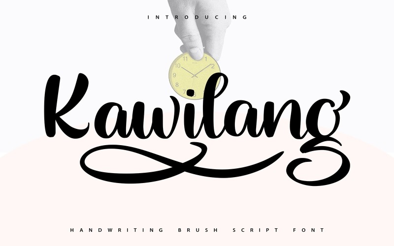 Kawilang |手写笔刷字体