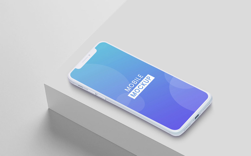 Maquette de produit mobile
