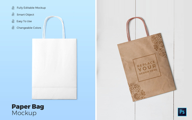 Papiertüte Produktmodell