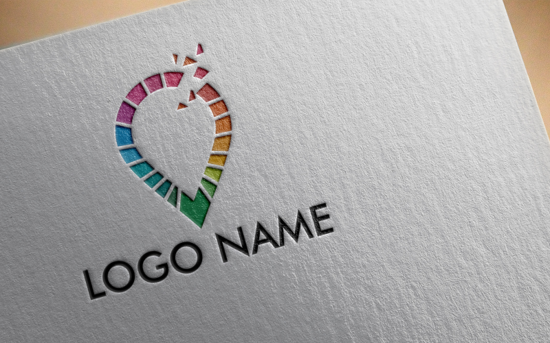 Creatieve punt Logo sjabloon